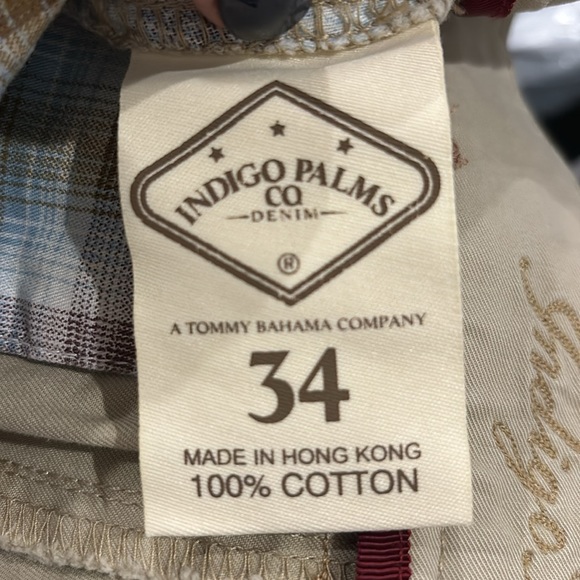 Indigo Palms Denim Company - A Tommy Bahama Company - khaki shorts - Picture 4 of 4
